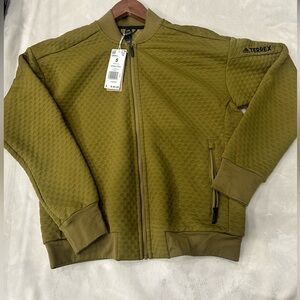 NEW Adidas hike fleece jacket